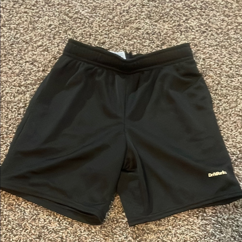 Athletic Works Kids Black BB Shorts